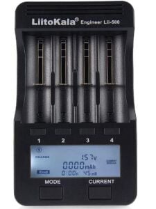 Pil Şarj Cihazı Lityum ve NiMH  18650 26650 LiitoKala Lii-500 LCD Ekran En Akıllı