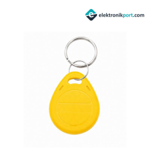 RFID Tekrar Yazılabilir Keyfob Sarı 125 Khz EM4305 T5577 Anahtarlık Göstergeç Writable Tag