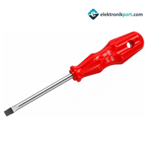 Düz Tornavida 4x100mm Klemens Uçlu
