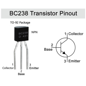 BC238 Transistör BJT NPN TO-92