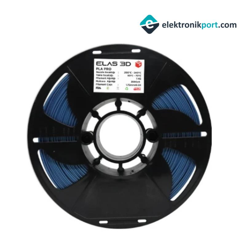 Elas 1,75mm Sedefli Mavi PLA PRO Filament 1kg