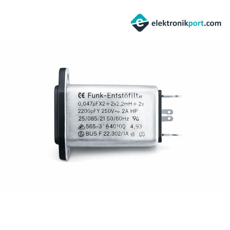 EMIRFI Şebeke Filtresi 250V 2A