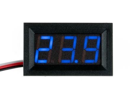 Voltmetre DC 0-100V Panel Tip Mavi 0,56 Inch