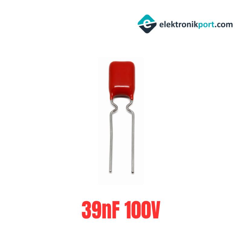 39nF 100V Polyester Film Kondansatör
