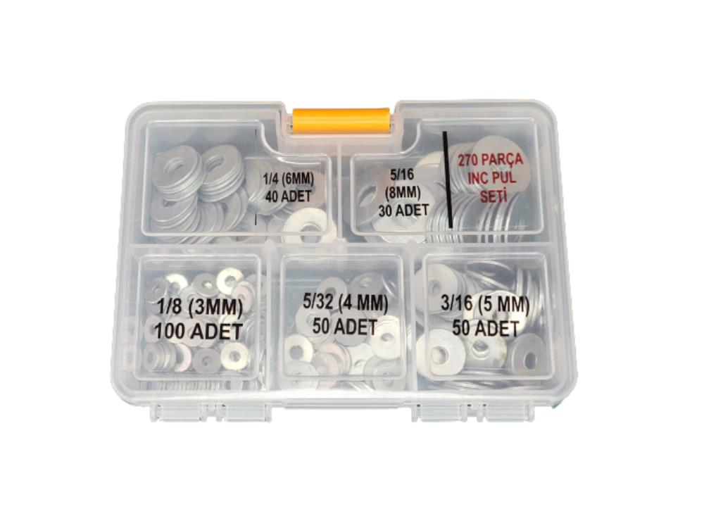 Pul Seti 270 Adet Organizer Kutulu