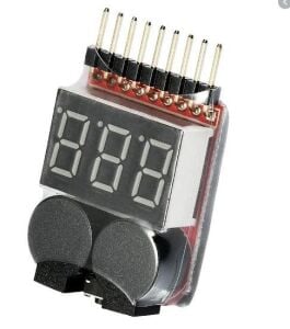 Lipo Seviye Ölçer ve Alarm Modülü 1-8S