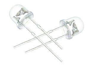 Led 4,8mm Mantar Mavi Şeffaf (100 Adet)