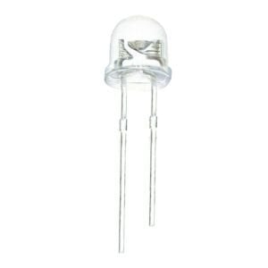 Led 4.8mm Mantar Mavi Şeffaf (10 Adet)