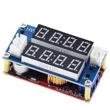 XL4015 5A Çift LCD Ekranlı DC-DC Voltaj Düşürücü Regülatör Kartı - Step Down