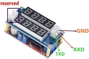 XL4015 5A Çift LCD Ekranlı DC-DC Voltaj Düşürücü Regülatör Kartı - Step Down