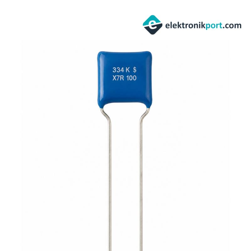 330nF 100V Polyester Film Kondansatör