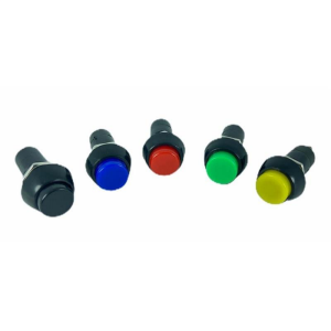 IC-186 Buton Kalmasız Siyah 12mm