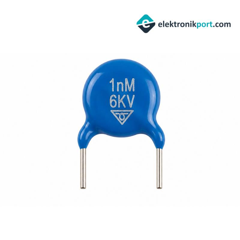 1nF 6KV Seramik Disk Kondansatör