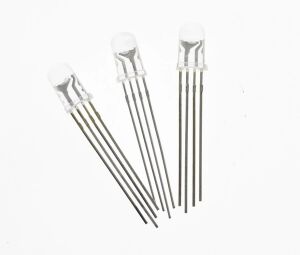 RGB Led 5mm Ortak Anot (10 Adet) Common Anode Anod