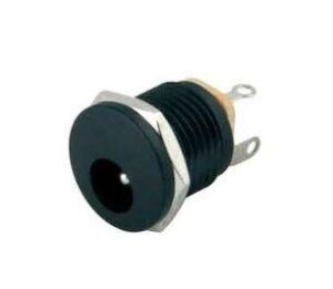 IC-257A Power Giriş Konnektörü (2,1mm) Yuvarlak Adaptör Fişi