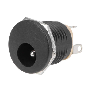 IC-257A Power Giriş Konnektörü (2,1mm) Yuvarlak Adaptör Fişi