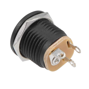 IC-257A Power Giriş Konnektörü (2,1mm) Yuvarlak Adaptör Fişi