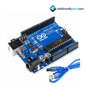 Arduino Uno - R3 DIP (Klon) + USB Kablo