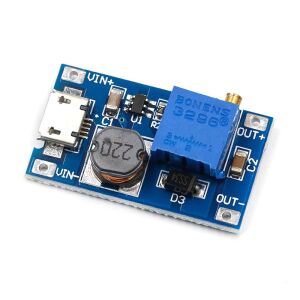 MT3608 Micro USB DC-DC Voltaj Yükseltici Modül - USB Soketli - 2A