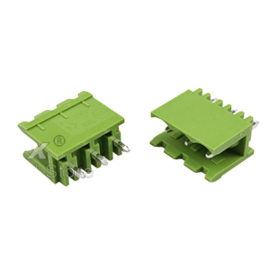 3 Pin Geçmeli Klemens 180' Erkek 5,08mm Yeşil