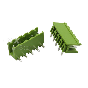 5 Pin Geçmeli Klemens 90' Erkek 5.08mm Yeşil