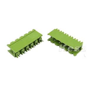 6 Pin Geçmeli Klemens 180' Erkek 5,08mm Yeşil