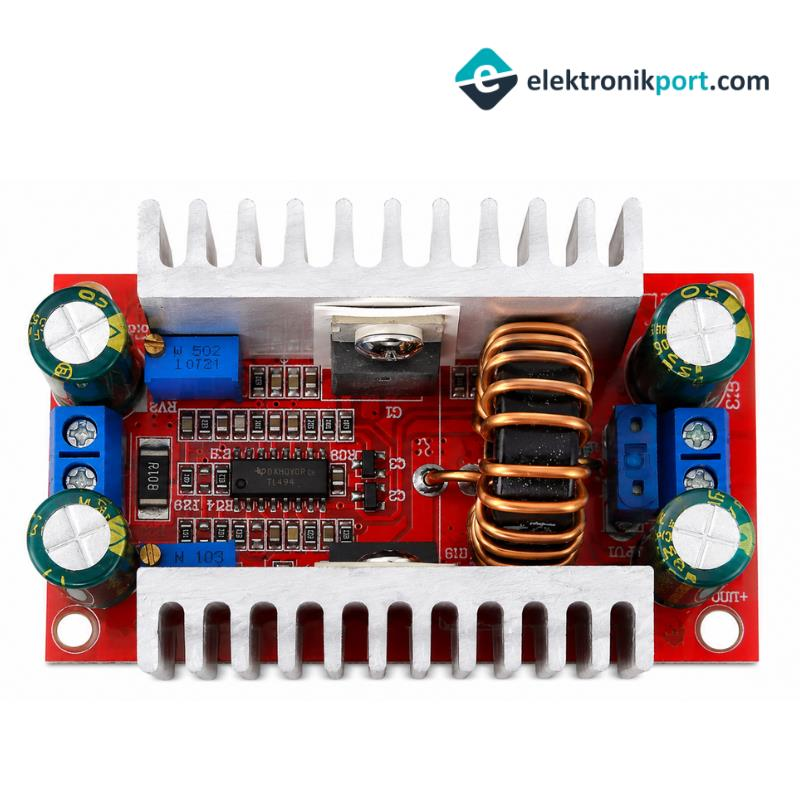 DC-DC Gerilim Yükseltici 400W 15A  Boost Modülü