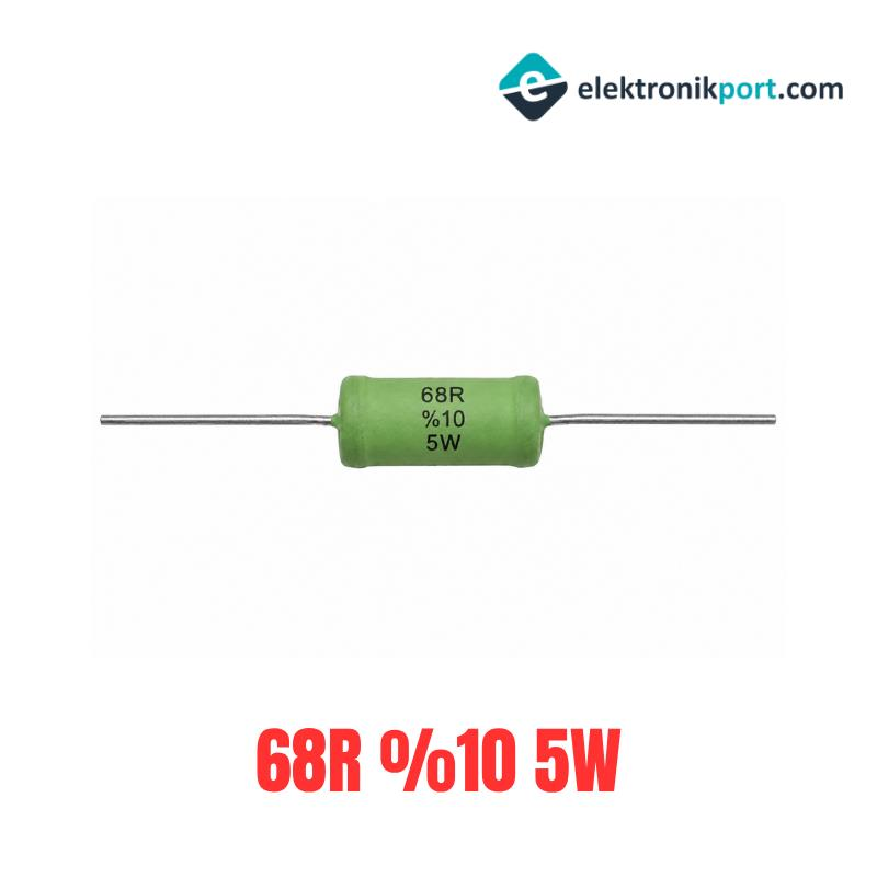 68R %10 5W Metal Oksit Direnç