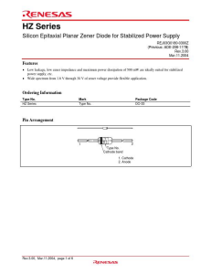 HZ4A3 3,6V 1/2W Zener Diyot
