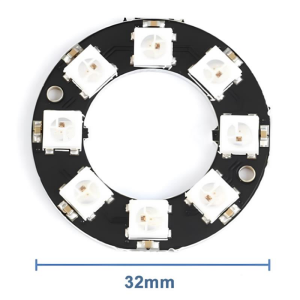 WS2812 NeoPixel 8'li RGB Halka Led Modül