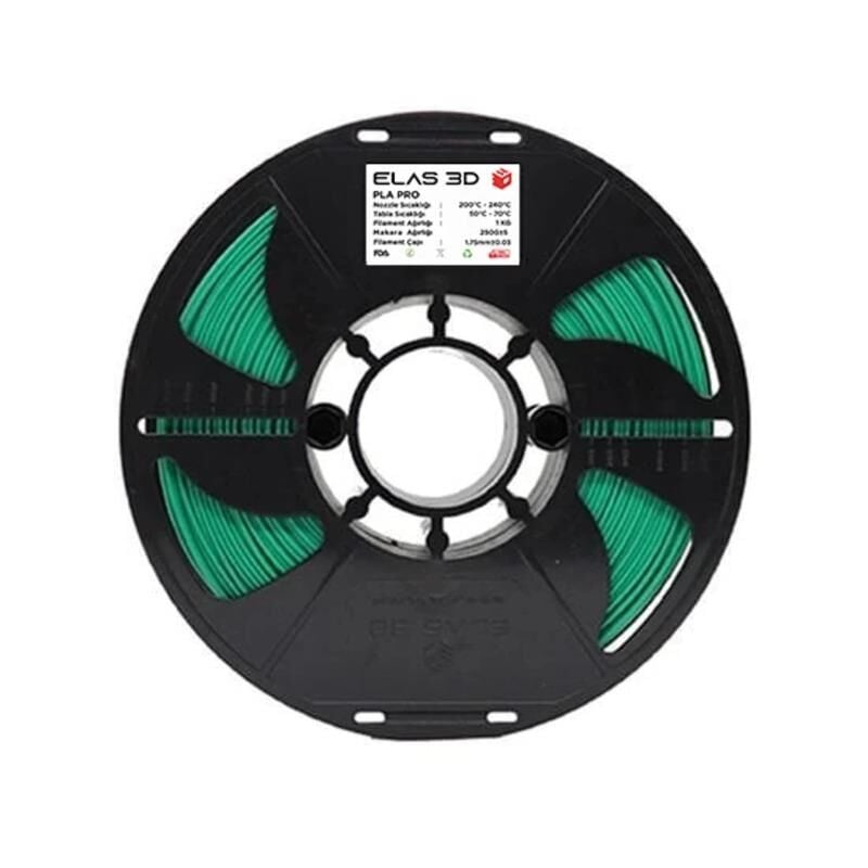 ELAS 1,75mm Yeşil PLA PRO Filament 1Kg