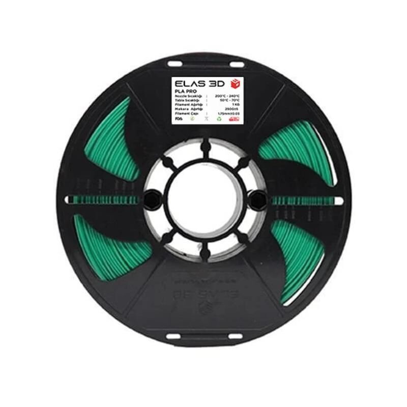 ELAS PLA PRO Filament - Yeşil  1,75mm 1Kg
