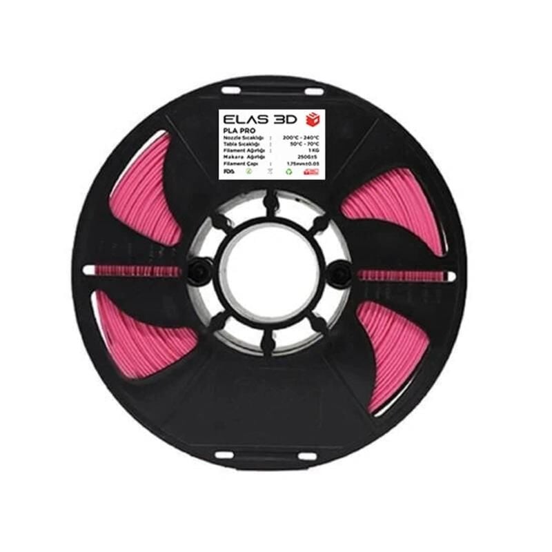 ELAS 1,75mm Pembe PLA PRO Filament 1Kg