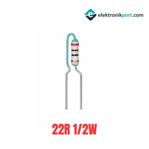22R 1/2W %5 Tolerans Radyal Direnç