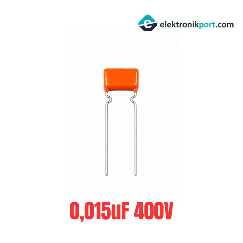 0,015uF 400V Damla Tipi Polyester Kondansatör