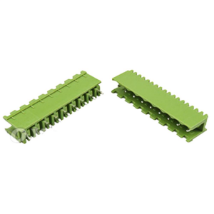 12 Pin Geçmeli Klemens 180' Erkek 5,08mm Yeşil