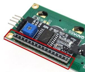 LCD 2x16+I2C Mavi Arduino
