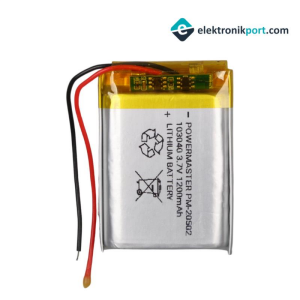 3,7V 1200mAh Lityum Polimer Pil