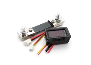 Dijital Voltmetre Ampermetre 100V 100A Dijital Ekranlı