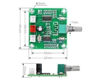 XH-A158 PAM8403 Bluetooth 5.0 ses amplifikatörü devre kartı  modülü
