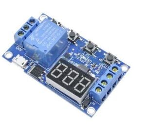 6-30V Zaman Ayarlı Röleli Modül Röle Kartı Micro USB Girişli