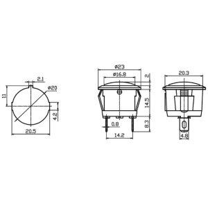 IC-131D Sinyal Lambası 12V Dc Yeşil (Led)