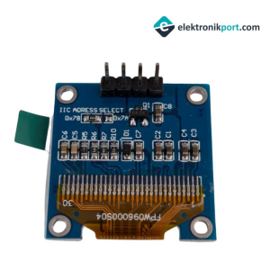 0,96 inch 128x64 4 Pin Mavi OLED Ekran Modülü SSD1306 Blue