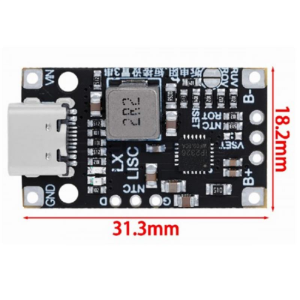 2S IP2326 1.5A 15W Lityum Pil Şarj Devresi Boost Modülü- Type-C