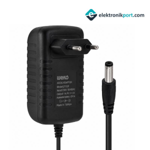 14,4V 1A Uçlu Priz Tipi Adaptör 5,5x2,1mm