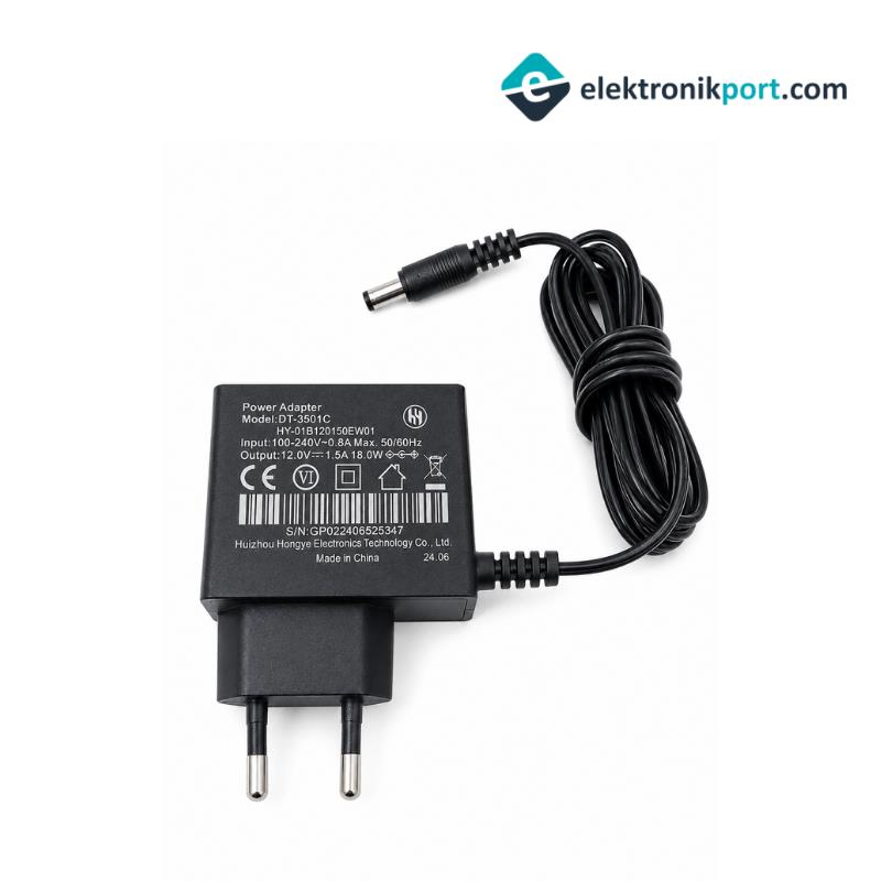 12V 1,5A DC Priz Tipi Adaptör