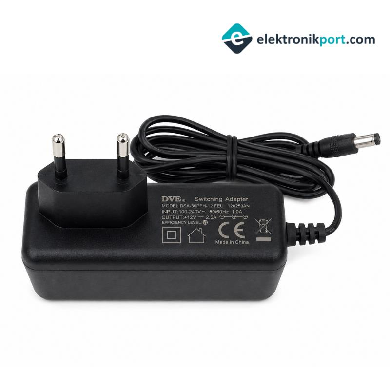 12V 2,5A DC Priz Tipi Adaptör