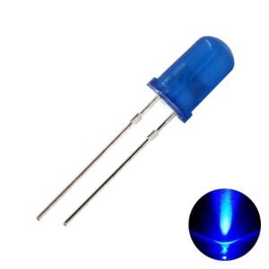 Led 5mm Mavi Difused 100 Adet