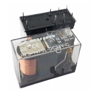 24V 5A Çift Kontak Röle - HLS-14F3L-DC24V-C