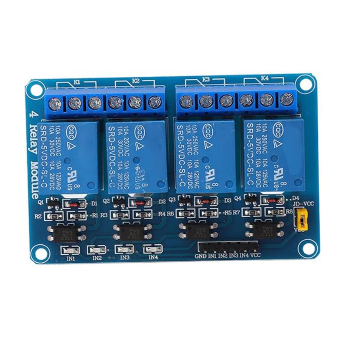 12V 4 Kanal Röle Modülü